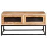 NNEVL Coffee Table 90x60x40 cm Solid Acacia Wood
