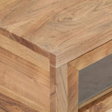 NNEVL Coffee Table 90x60x40 cm Solid Acacia Wood
