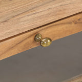 NNEVL Coffee Table 90x60x40 cm Solid Acacia Wood