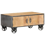 NNEVL Coffee Table 90x50x39 cm Solid Reclaimed Wood