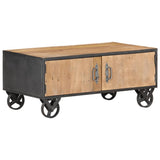 NNEVL Coffee Table 90x50x39 cm Solid Reclaimed Wood