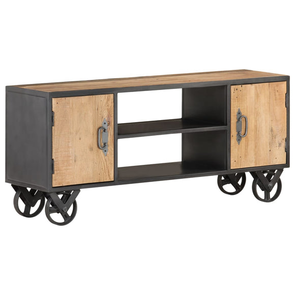 NNEVL TV Cabinet 110x30x49 cm Solid Reclaimed Wood