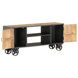 NNEVL TV Cabinet 110x30x49 cm Solid Reclaimed Wood