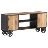 NNEVL TV Cabinet 110x30x49 cm Solid Reclaimed Wood