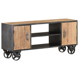 NNEVL TV Cabinet 110x30x49 cm Solid Reclaimed Wood