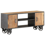 NNEVL TV Cabinet 110x30x49 cm Solid Reclaimed Wood