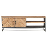 NNEVL TV Cabinet 120x30x40 cm Solid Acacia Wood