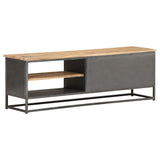 NNEVL TV Cabinet 120x30x40 cm Solid Acacia Wood
