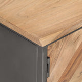 NNEVL TV Cabinet 120x30x40 cm Solid Acacia Wood