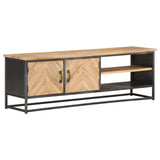 NNEVL TV Cabinet 120x30x40 cm Solid Acacia Wood