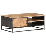 NNEVL Coffee Table 90x50x35 cm Solid Acacia Wood
