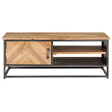 NNEVL Coffee Table 90x50x35 cm Solid Acacia Wood