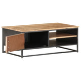 NNEVL Coffee Table 90x50x35 cm Solid Acacia Wood