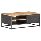 NNEVL Coffee Table 90x50x35 cm Solid Acacia Wood