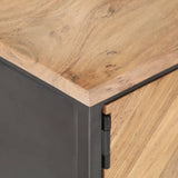NNEVL Coffee Table 90x50x35 cm Solid Acacia Wood