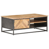 NNEVL Coffee Table 90x50x35 cm Solid Acacia Wood