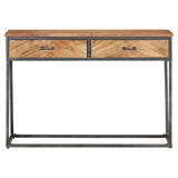 NNEVL Console Table 110x35x75 cm Solid Acacia Wood