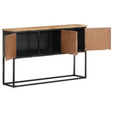 NNEVL Sideboard 120x30x75 cm Solid Acacia Wood