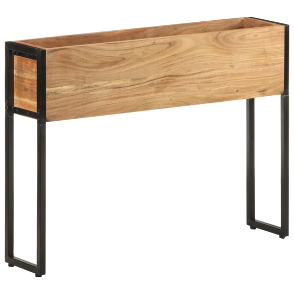 NNEVL Planter 90x20x68 cm Solid Acacia Wood