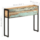 NNEVL Planter 90x20x68 cm Solid Reclaimed Wood