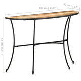 NNEVL Side Table 110x40x77 cm Solid Mango Wood