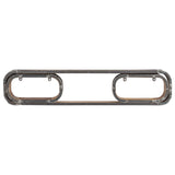 NNEVL 3 Piece Wall Shelf Set Solid Mango Wood