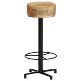 NNEVL Bar Stools 2 pcs 76 cm Solid Mango Wood