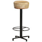 NNEVL Bar Stools 2 pcs 76 cm Solid Mango Wood