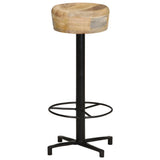 NNEVL Bar Stools 2 pcs 76 cm Solid Mango Wood