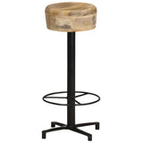 NNEVL Bar Stools 2 pcs 76 cm Solid Mango Wood