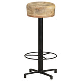 NNEVL Bar Stools 2 pcs 76 cm Solid Mango Wood