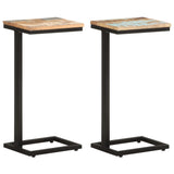 NNEVL Side Tables 2 pcs 31.5x24.5x64.5 cm Solid Reclaimed Wood