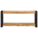 NNEVL TV Cabinet 90x30x40 cm Solid Acacia Wood