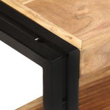 NNEVL TV Cabinet 90x30x40 cm Solid Acacia Wood