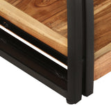NNEVL TV Cabinet 90x30x40 cm Solid Acacia Wood