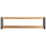 NNEVL TV Cabinet 150x30x40 cm Solid Acacia Wood