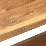 NNEVL TV Cabinet 150x30x40 cm Solid Acacia Wood