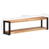 NNEVL TV Cabinet 150x30x40 cm Solid Acacia Wood