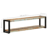 NNEVL TV Cabinet 150x30x40 cm Solid Reclaimed Wood