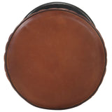 NNEVL Bar Stool Brown Real Leather