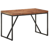 NNEVL Dining Table 120x60x76 cm Solid Acacia and Mango Wood