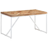 NNEVL Dining Table 140x70x76 cm Solid Acacia and Mango Wood