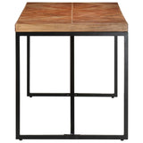 NNEVL Dining Table 140x70x76 cm Solid Acacia and Mango Wood