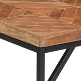 NNEVL Dining Table 140x70x76 cm Solid Acacia and Mango Wood
