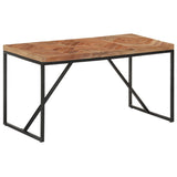 NNEVL Dining Table 140x70x76 cm Solid Acacia and Mango Wood
