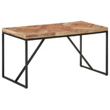 NNEVL Dining Table 140x70x76 cm Solid Acacia and Mango Wood