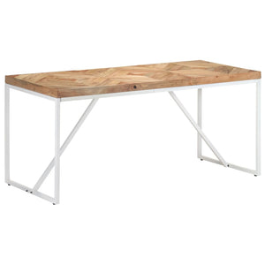 NNEVL Dining Table 160x70x76 cm Solid Acacia and Mango Wood