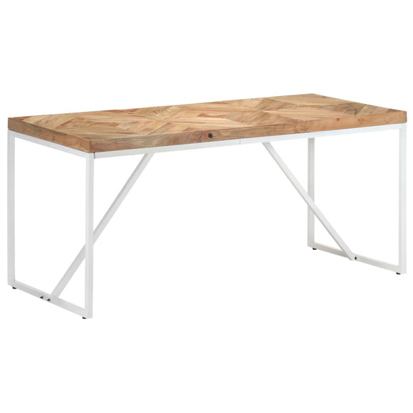 NNEVL Dining Table 160x70x76 cm Solid Acacia and Mango Wood