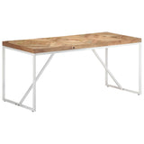 NNEVL Dining Table 160x70x76 cm Solid Acacia and Mango Wood
