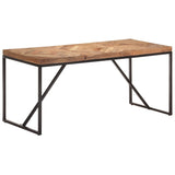 NNEVL Dining Table 160x70x76 cm Solid Acacia and Mango Wood